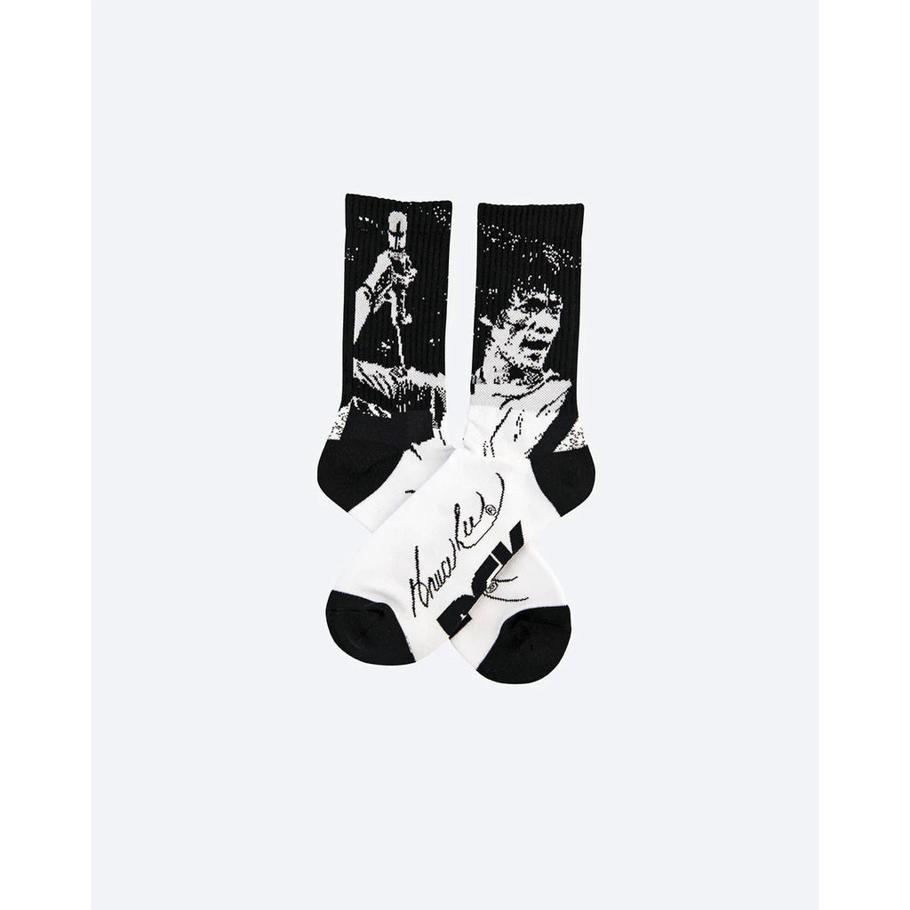 DGK x Bruce Lee White Impact Socks