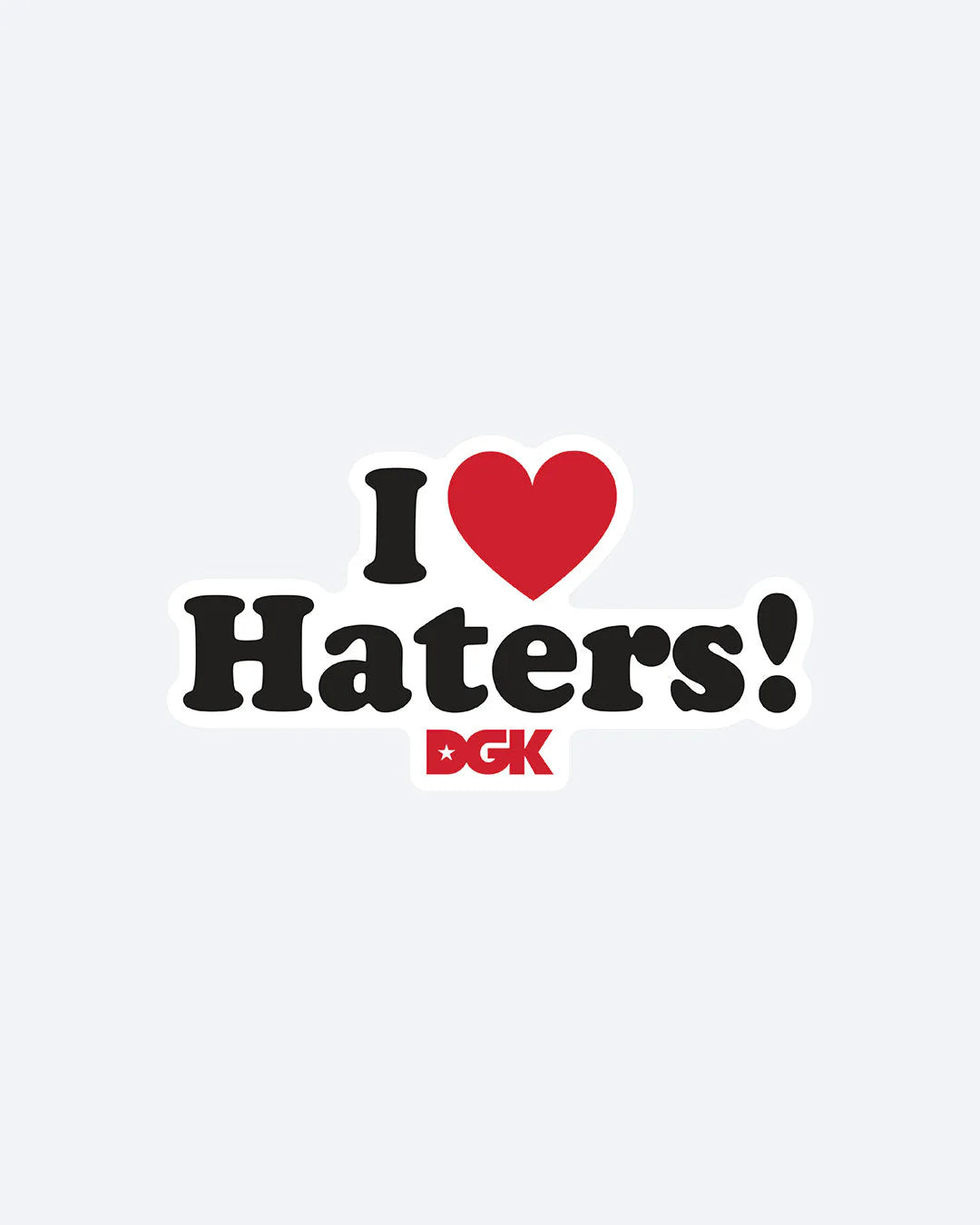 DGK Haters 5.125" Sticker