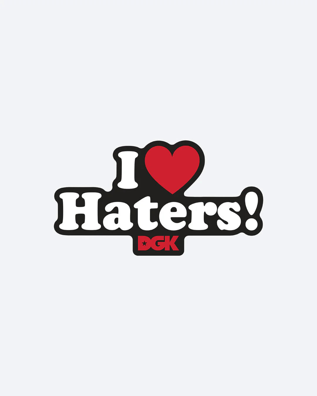 DGK Haters 5.125" Sticker