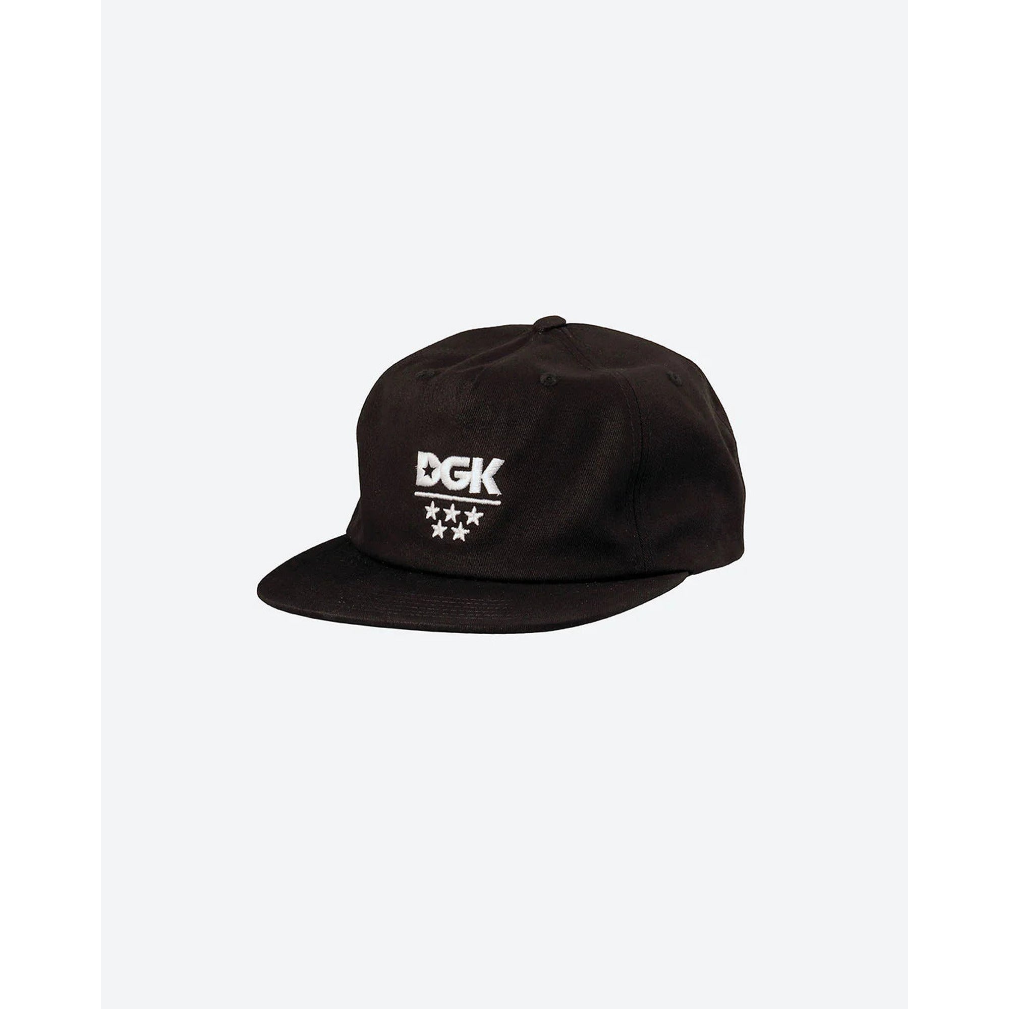DGK All Star Black Strapback Hat