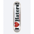 DGK I Love Haters! 8.25" x 31.625" White Skateboard Deck