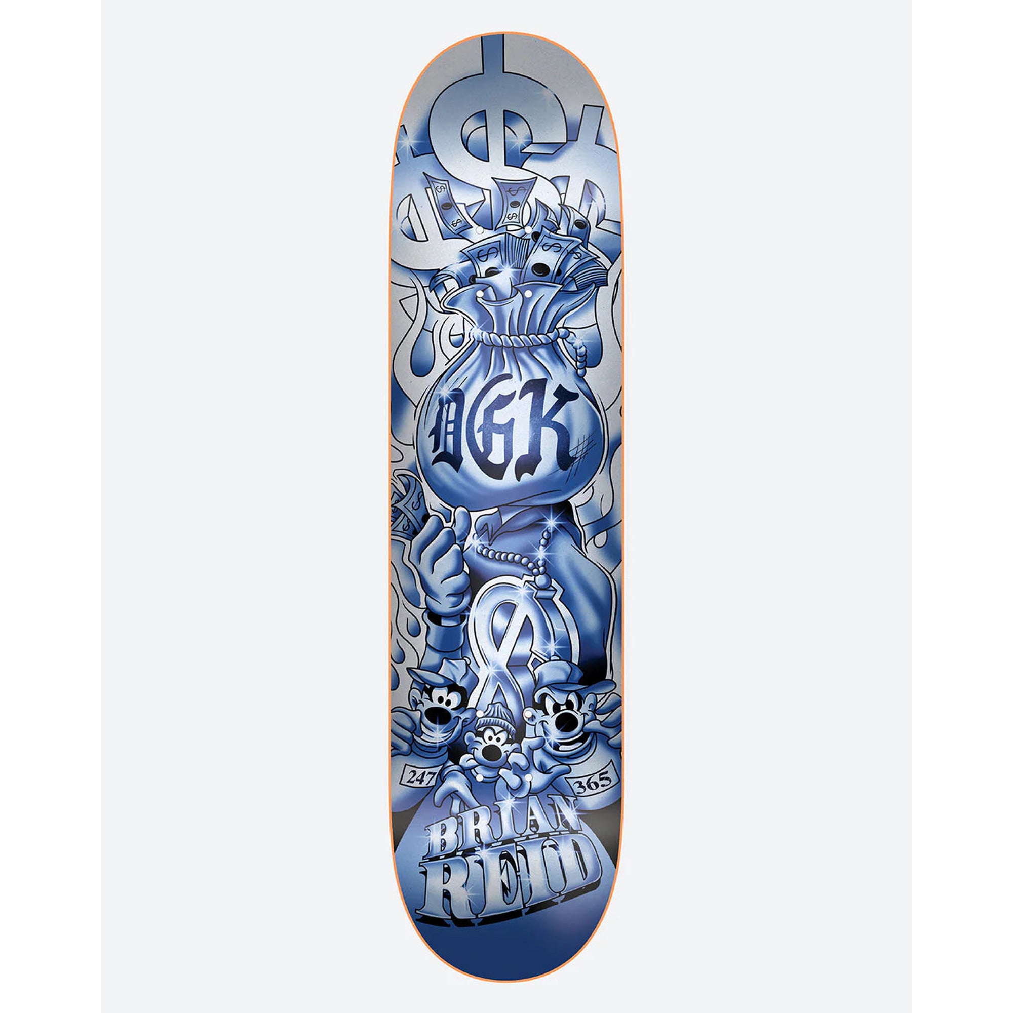 DGK Money Bag Reid 8.38" x 32.125" Skateboard Deck