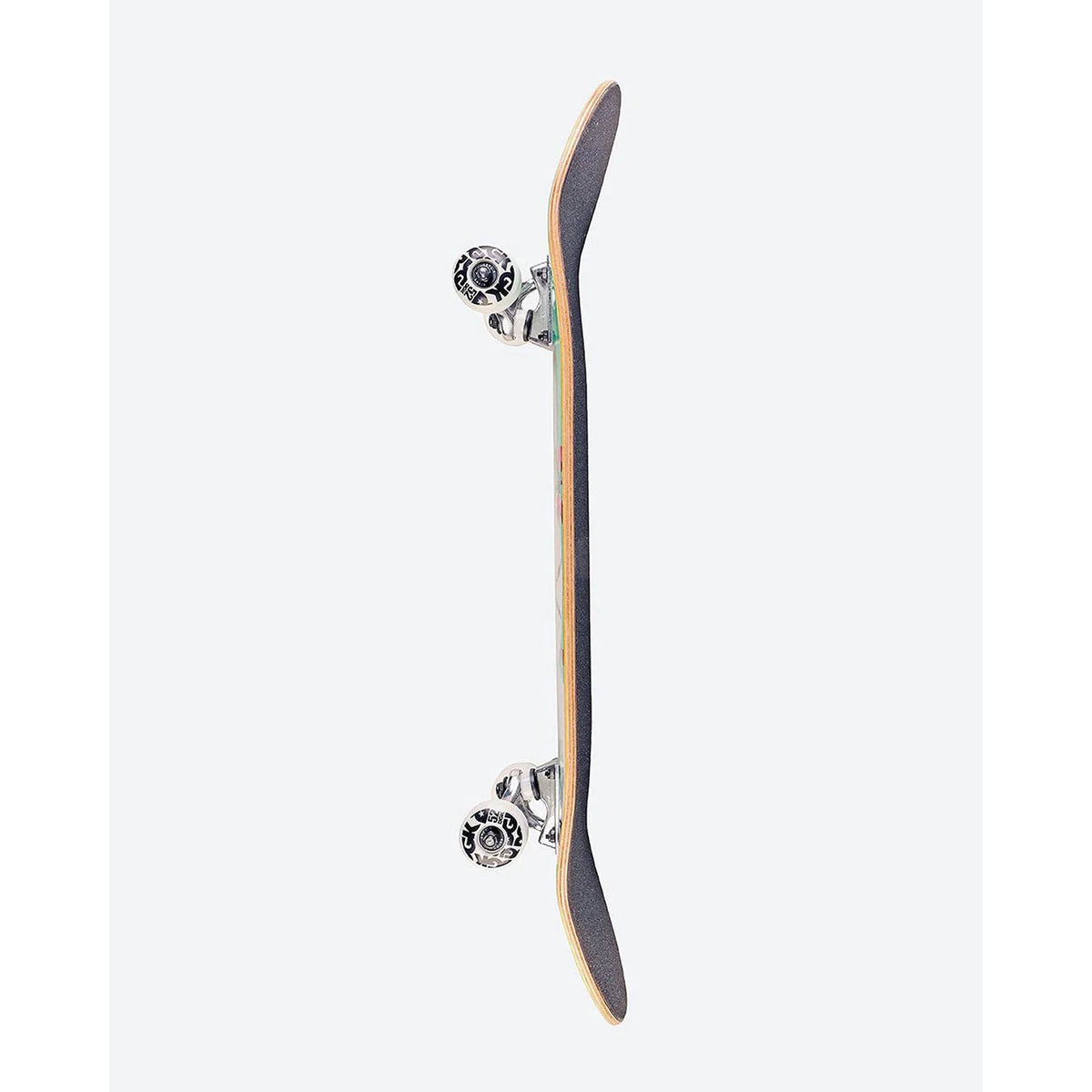 DGK OG Logo Black Silver 8.25" Complete Skateboard Deck
