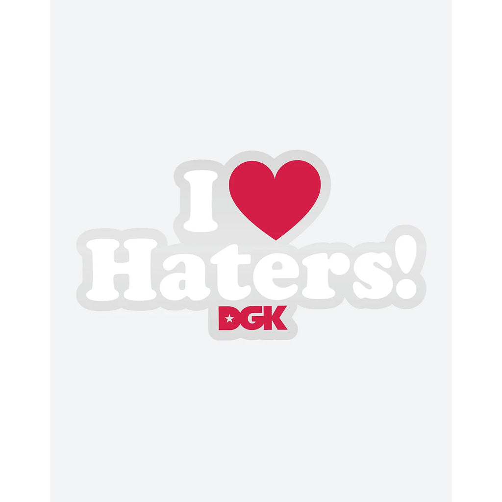 DGK Haters 4.5" x 8" Sticker