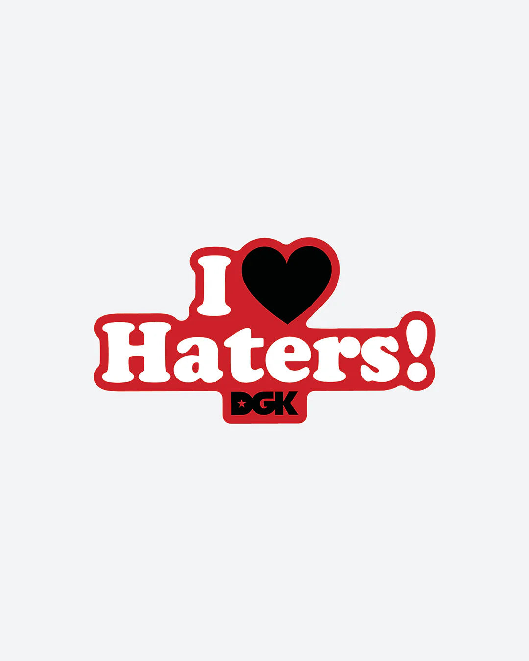 DGK Haters 5.125" Sticker