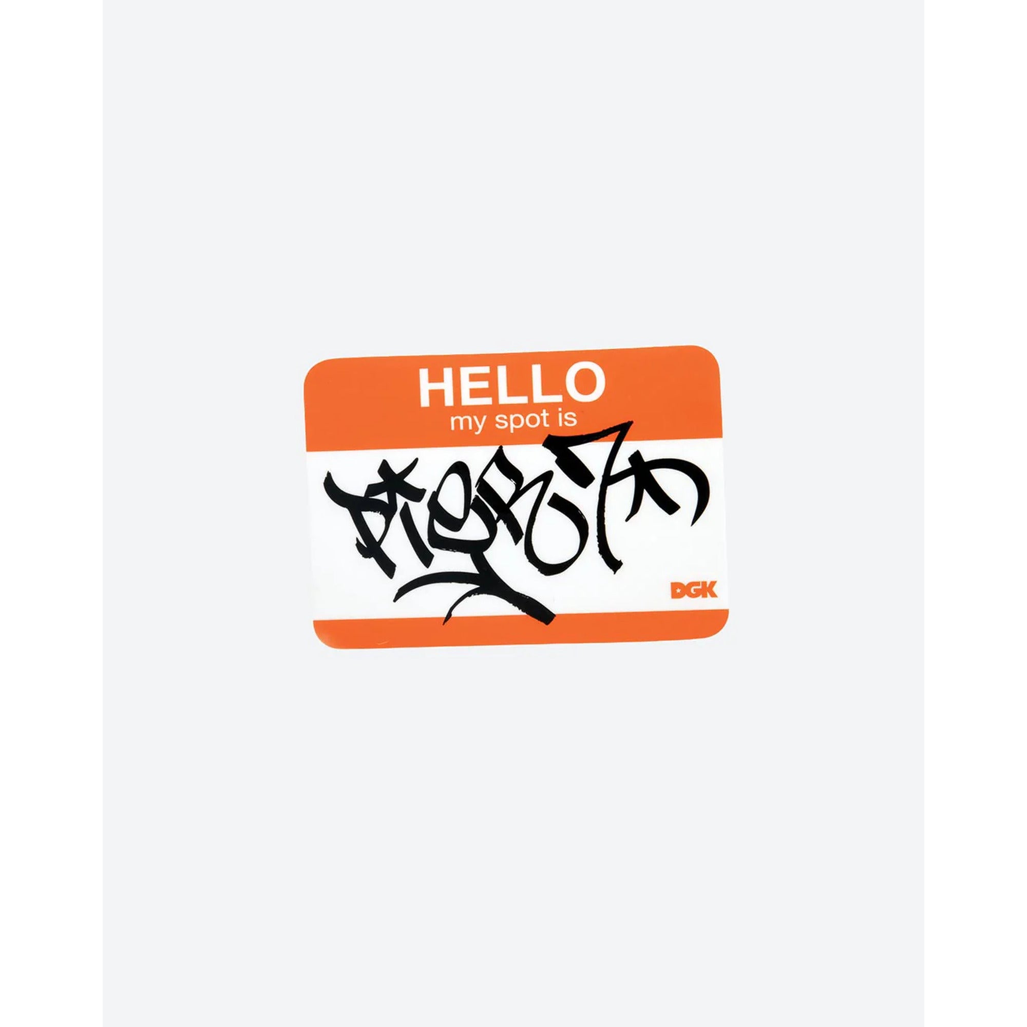 DGK My Spot Is Pier 7  3.375" x 2.375" Sticker