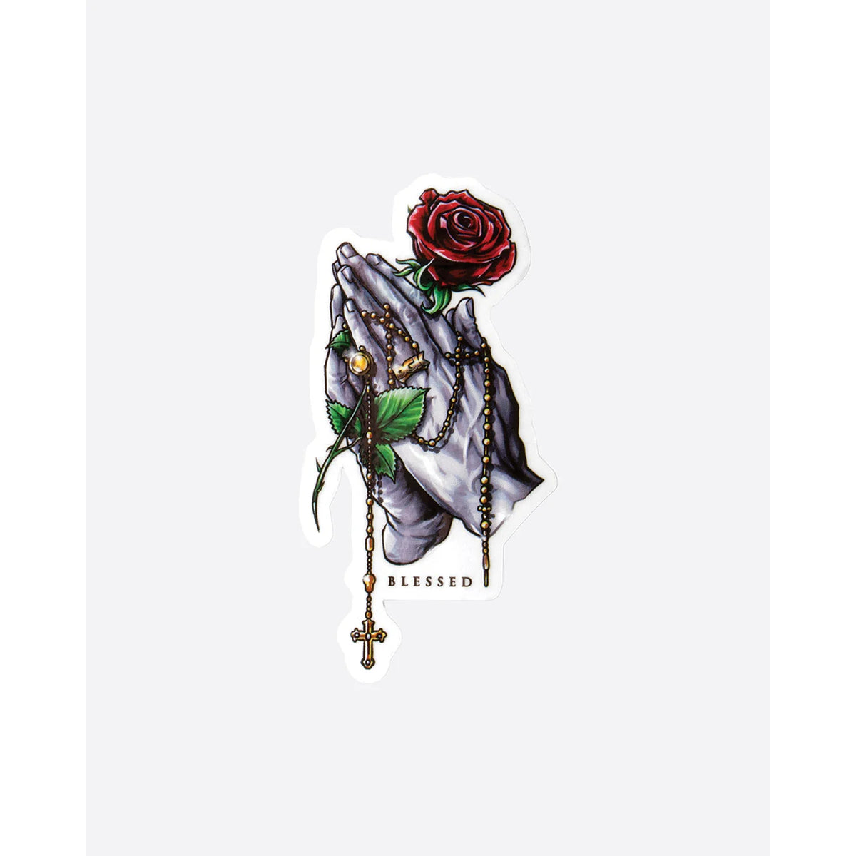 DGK Rosary 3" x 4" Sticker
