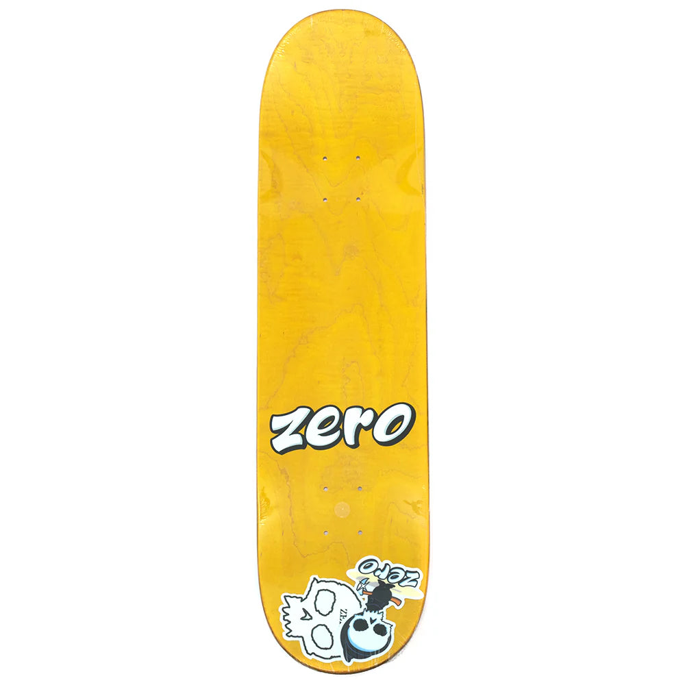 Zero Lil Reaper 8.25" x 31.9" Yellow Skateboard Deck