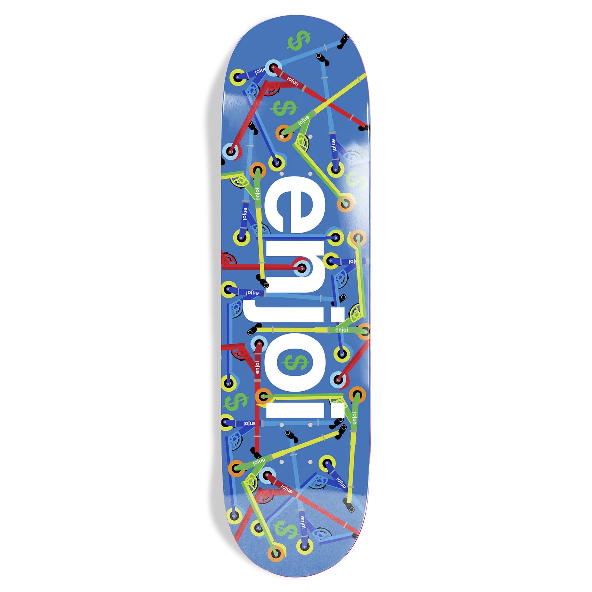 Enjoi Big Box Scooters R7 8" x 31.6" Skateboard Deck