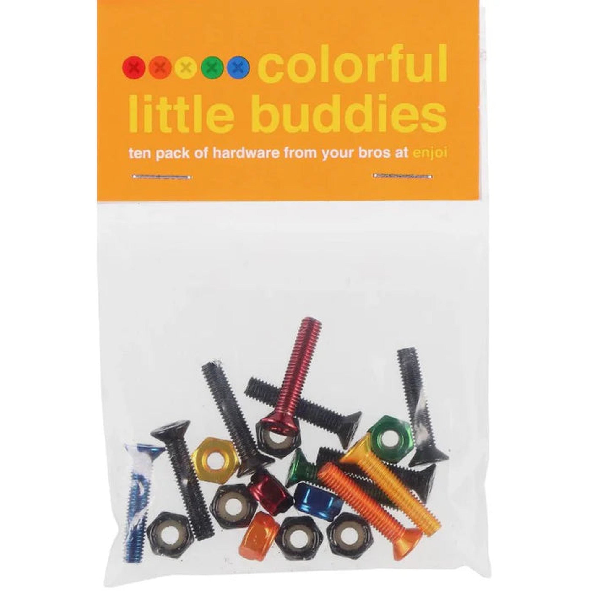 Enjoi Colorful Little Buddies 1" Skateboard Hardware