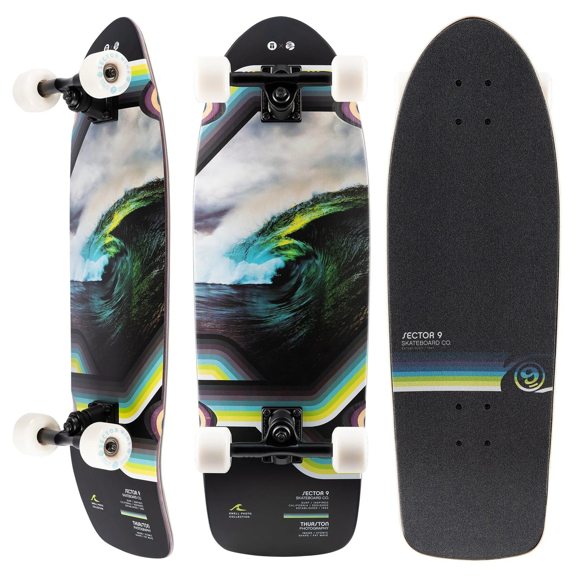 Sector 9 Fat Wave Fury 9.8" x 30" Complete Cruiser