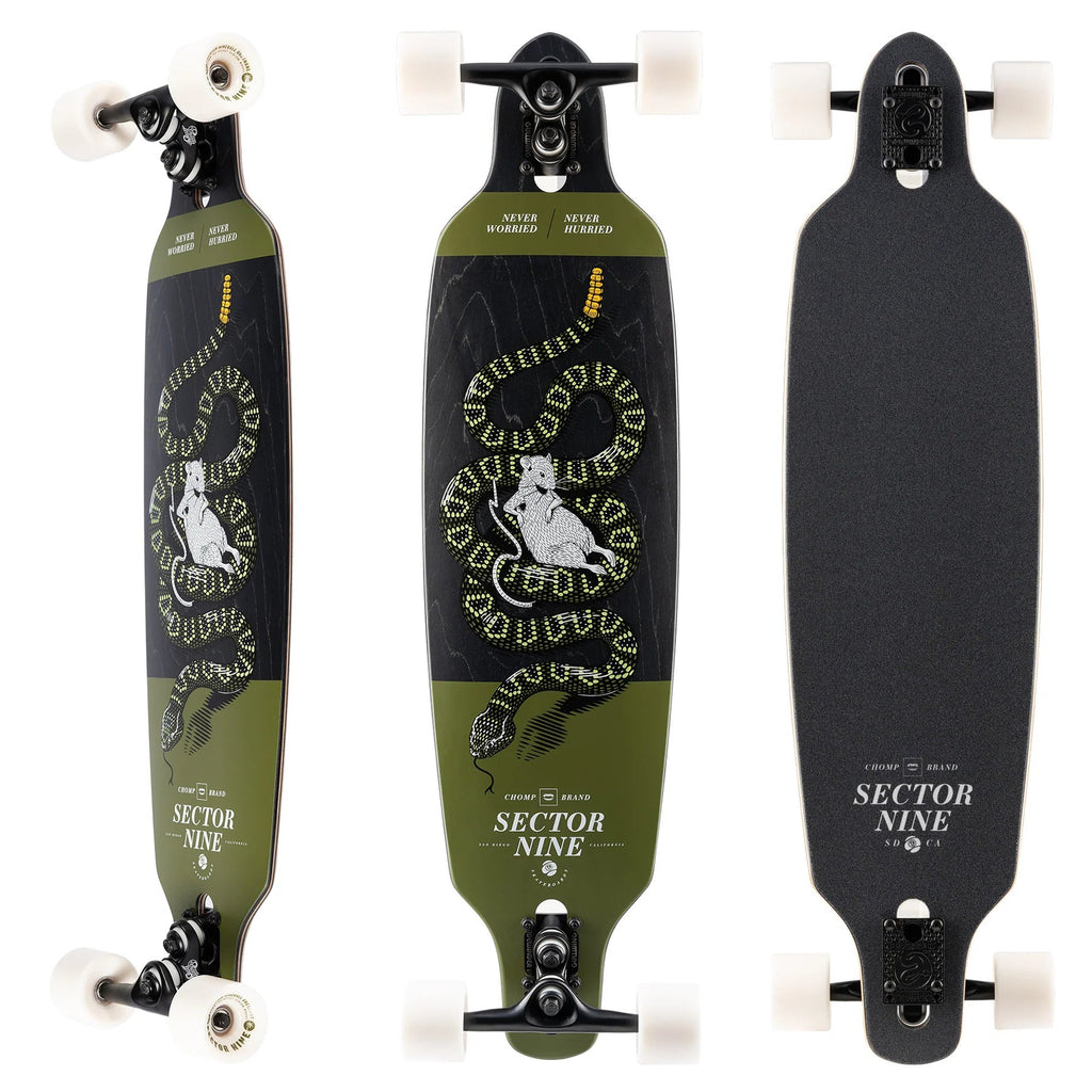 Sector 9 Fractal Rattler 9" x 36" Complete Cruiser