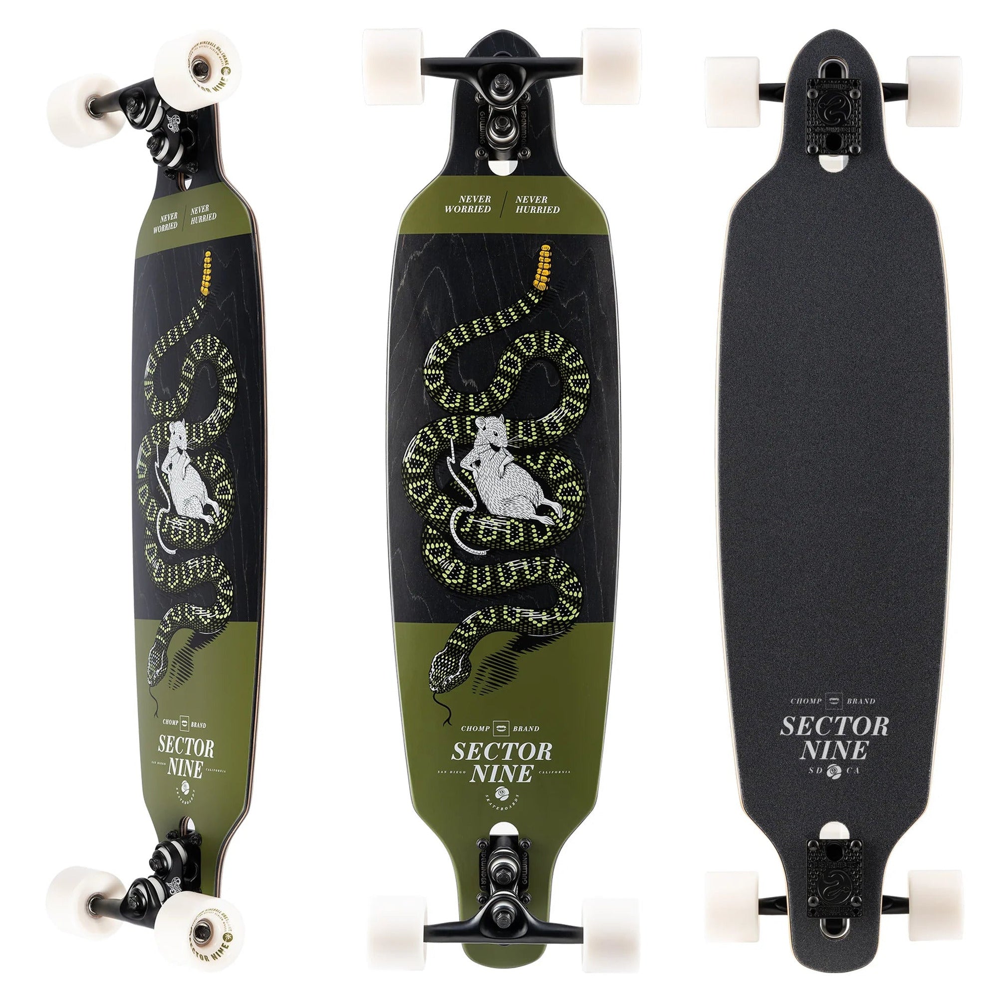 Sector 9 Fractal Rattler 9" x 36" Complete Cruiser