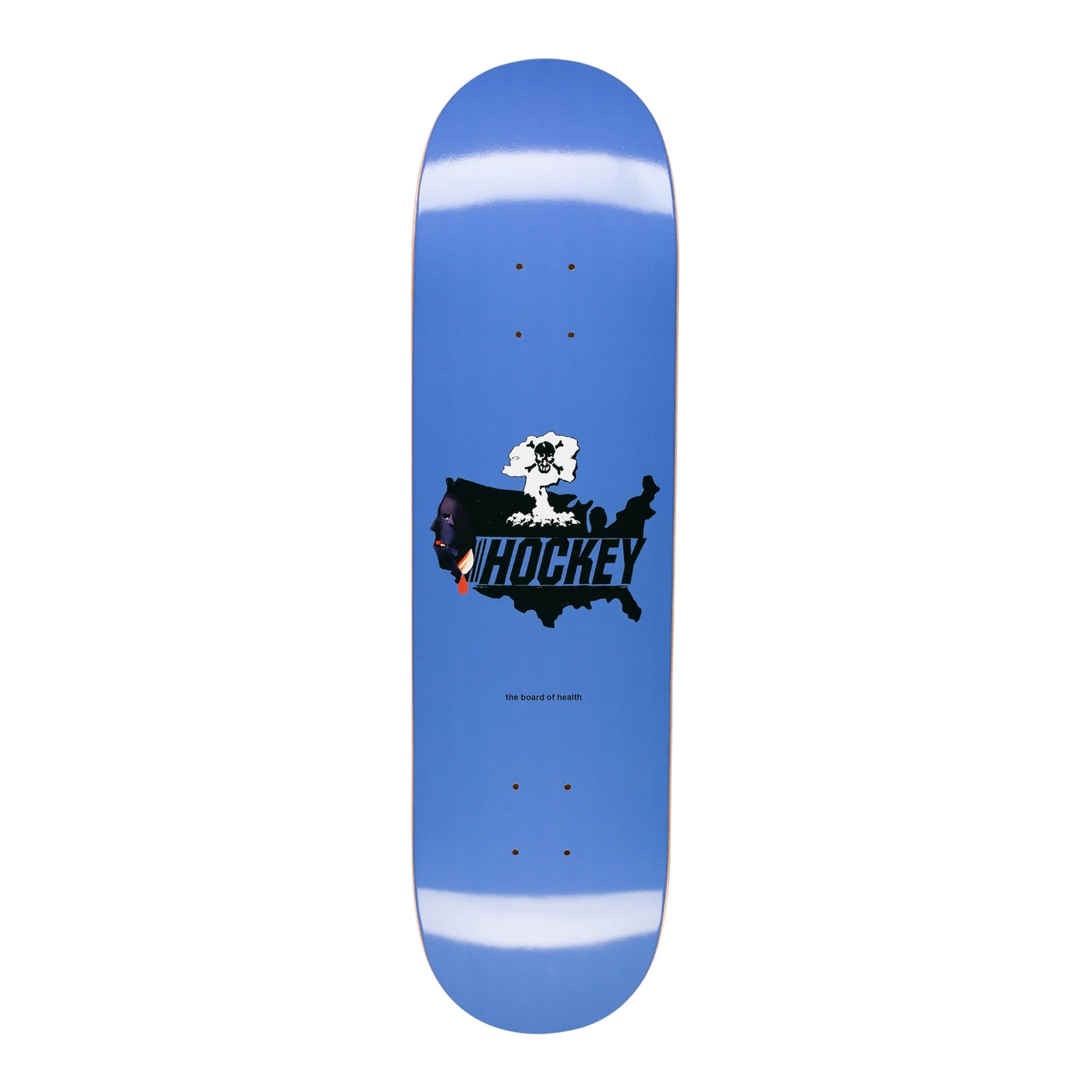 Hockey Board Of Health Shape 2 8.25" x 31.79" Blue Skateboard Deck