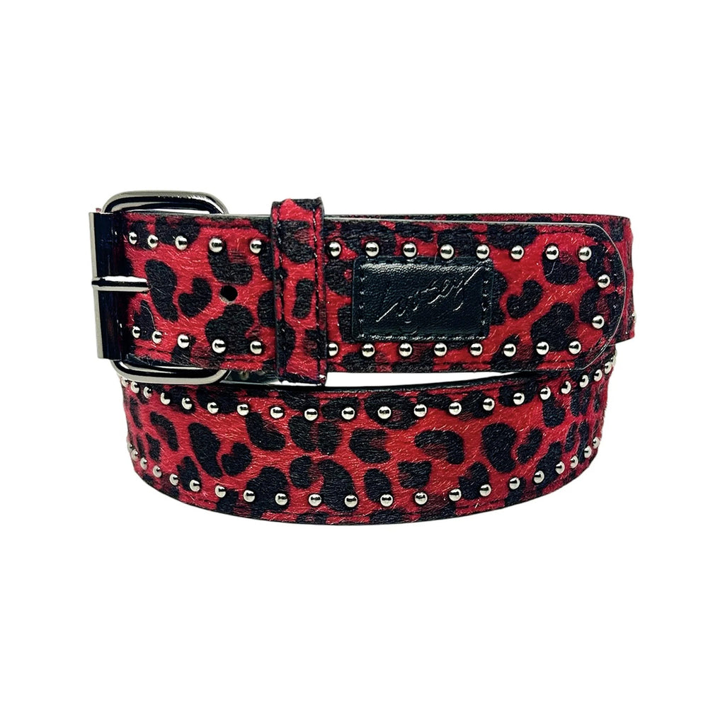 Loosey Cheetah Rivet Belt