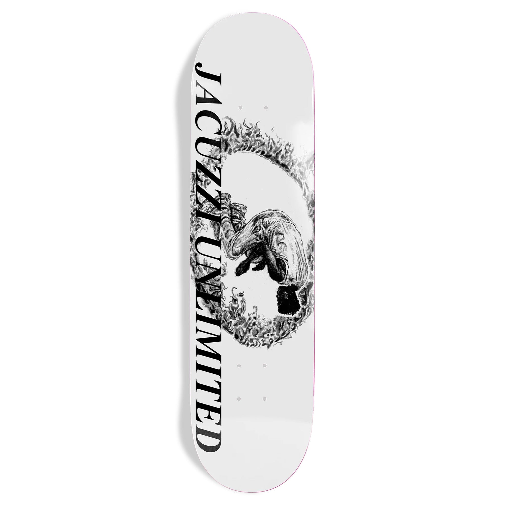 Jacuzzi Tony Latham Pro Ring Of Fire 8.25" x 32" White Skateboard Deck