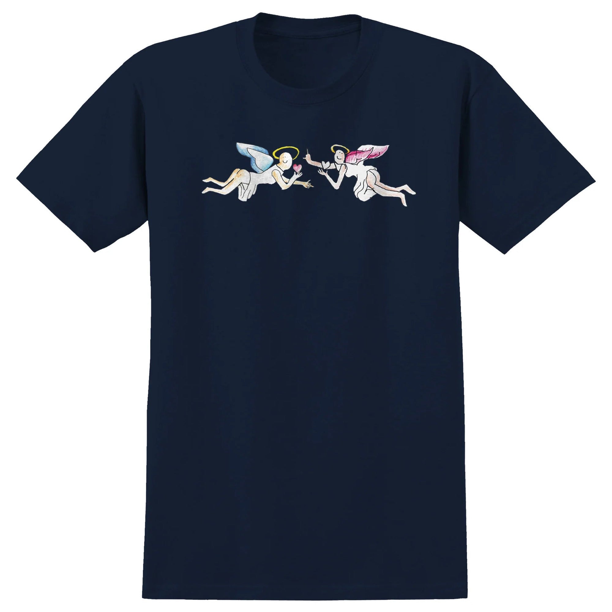Krooked Angles True Navy Multi Color T-Shirt