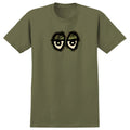 Krooked Eyes Camo Military Green Mutli Color T-Shirt