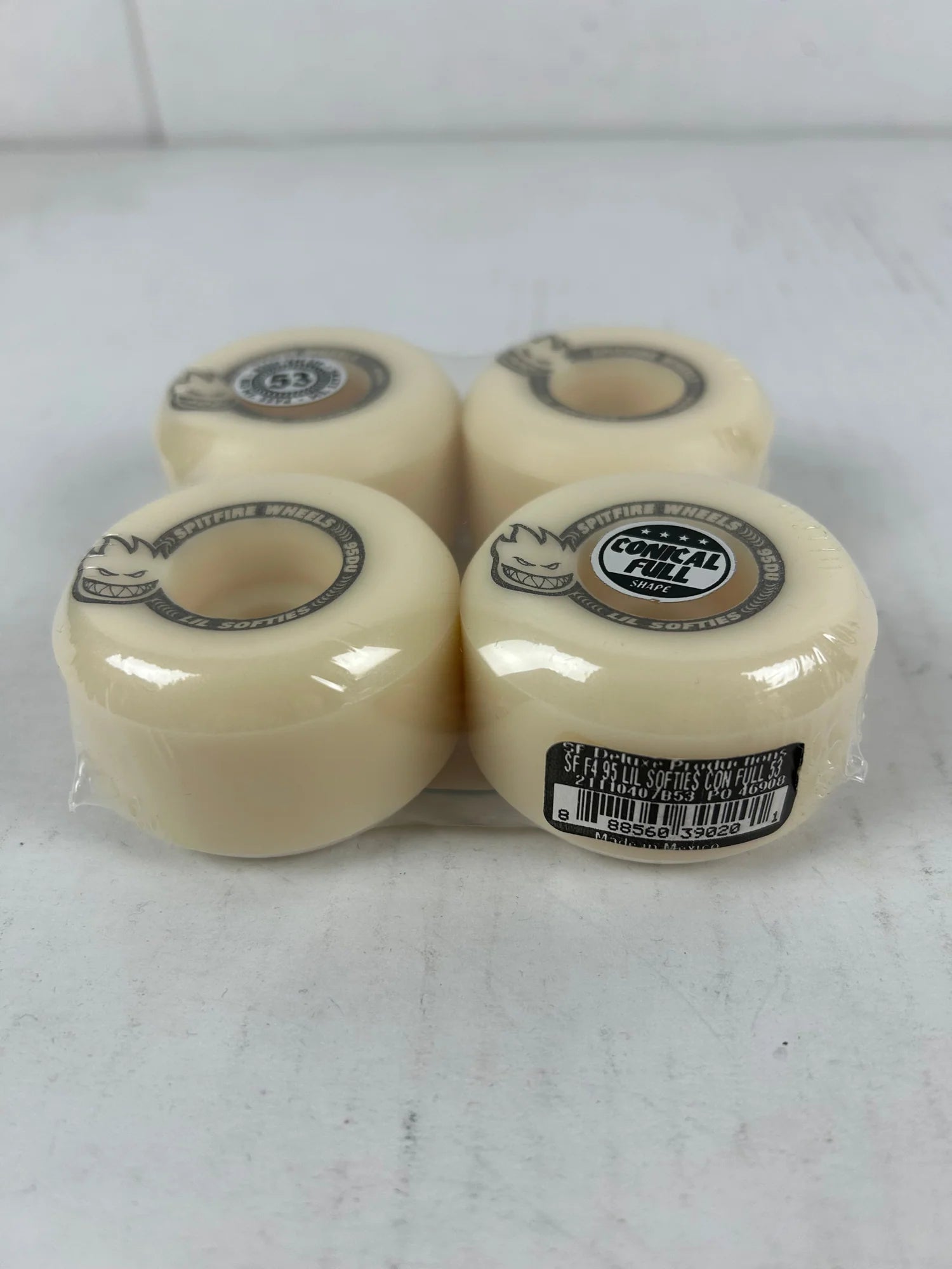 Spitfire F4 (Formula Four) 95du Lil Softies Conical Full Natural Skateboard Wheels