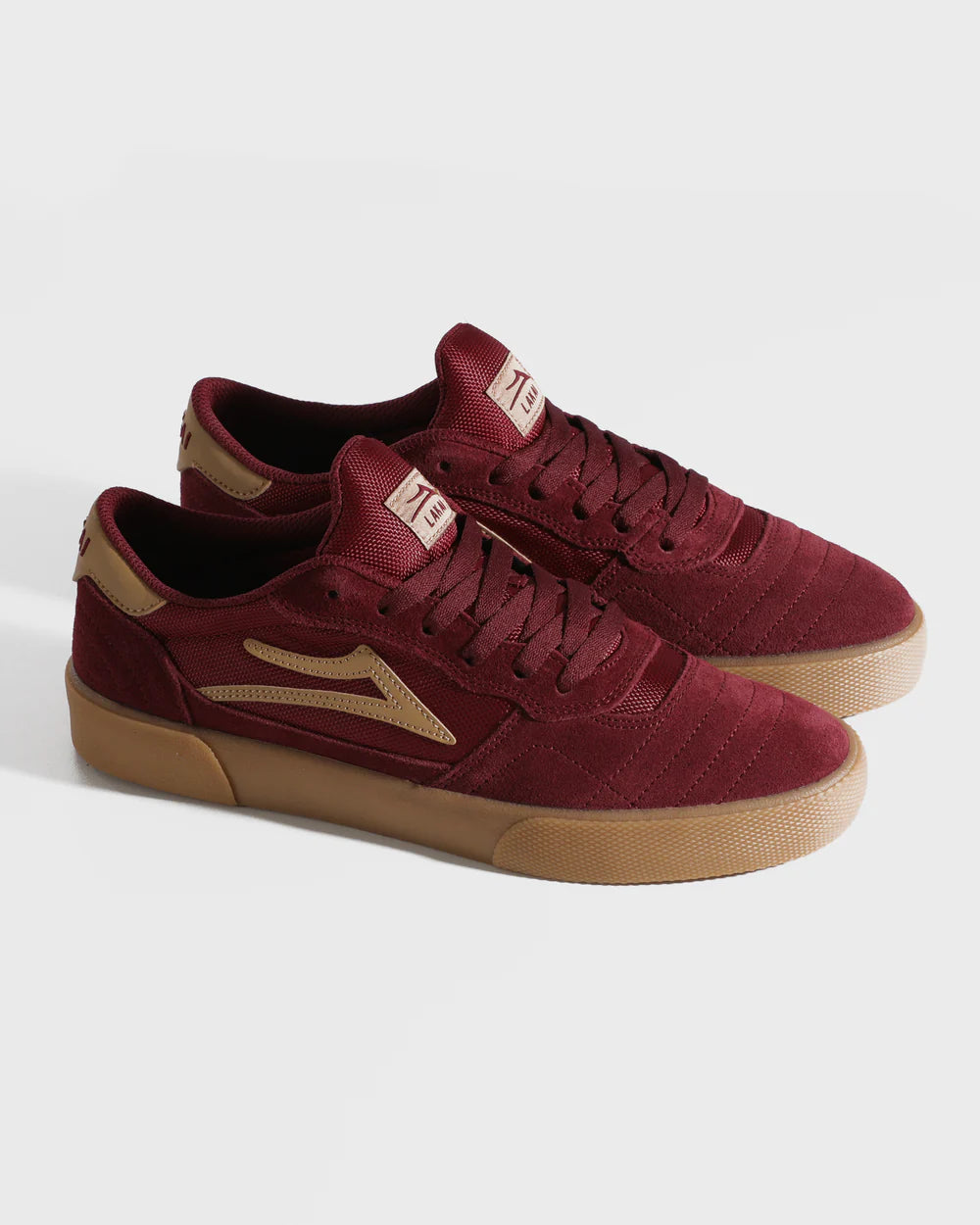 Lakai Cambridge Burgundy Suede Skateboard Shoe