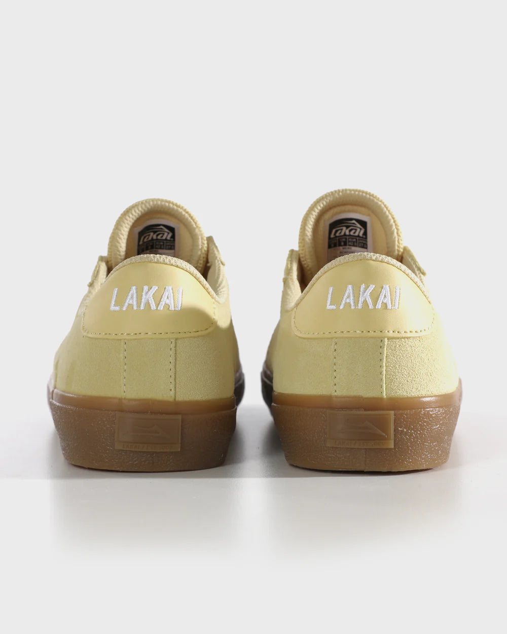 Lakai Newport Light Yellow Skateboard Shoe
