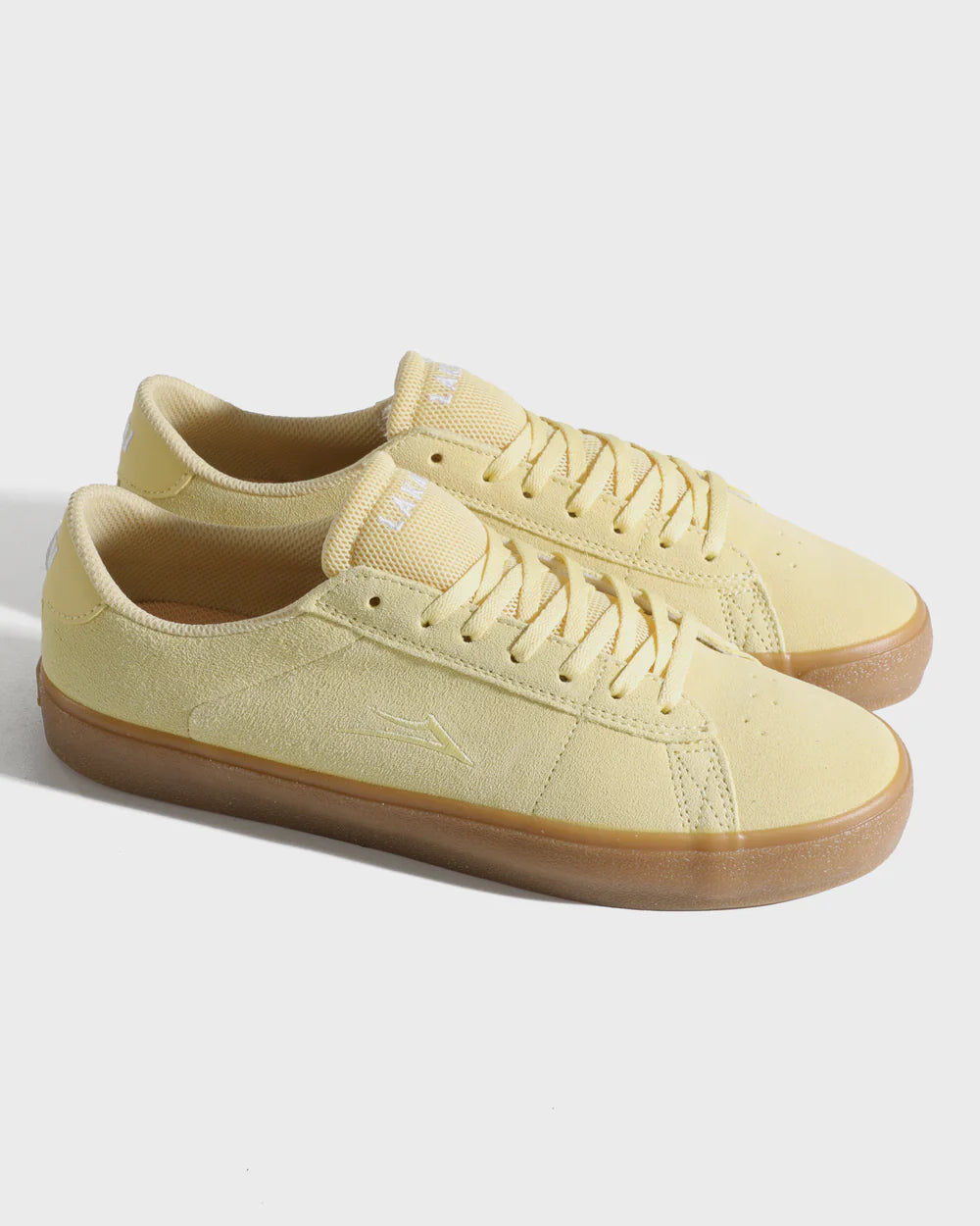 Lakai Newport Light Yellow Skateboard Shoe