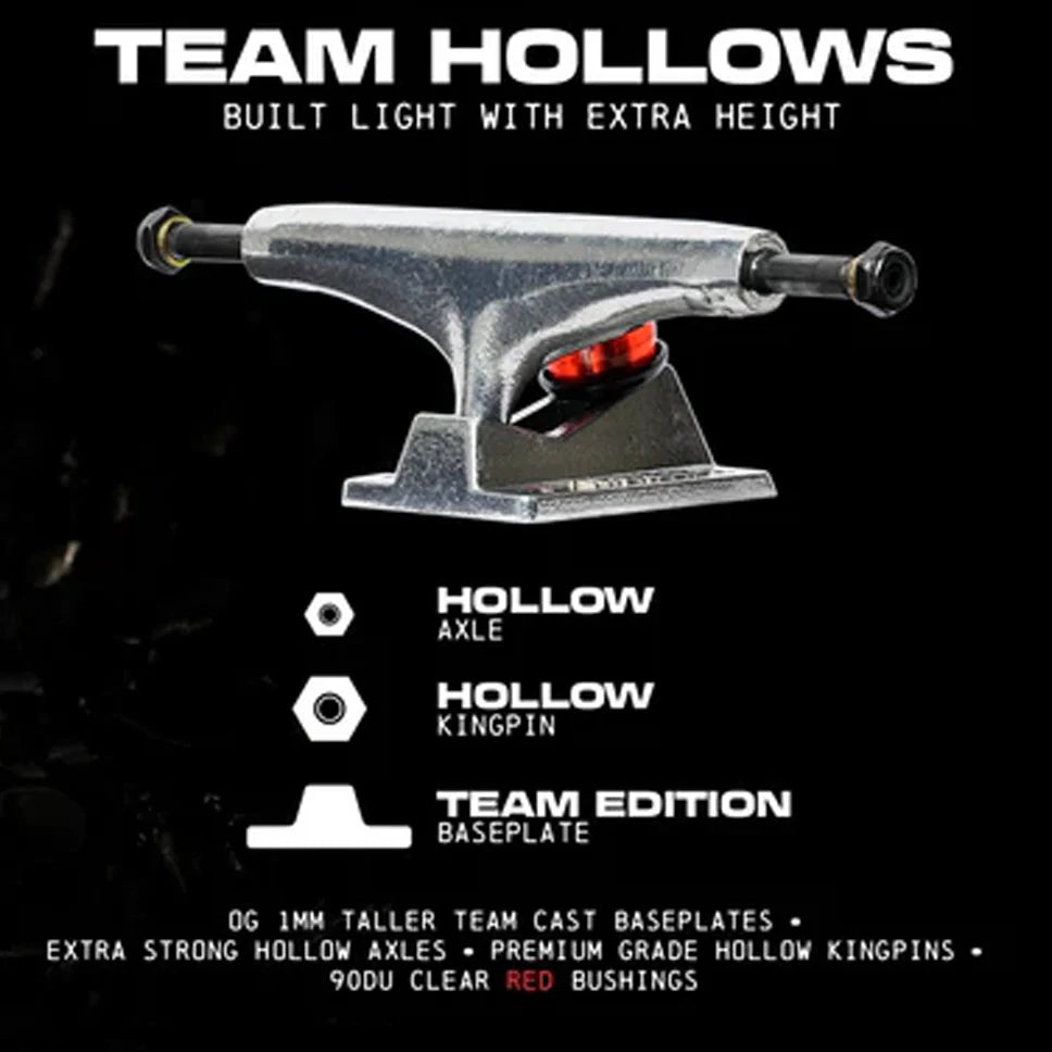 Thunder Team Hollow Polished Skateboard Trucks