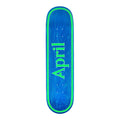 April OG Logo Blue 8.25" x 31.92" Skateboard Deck