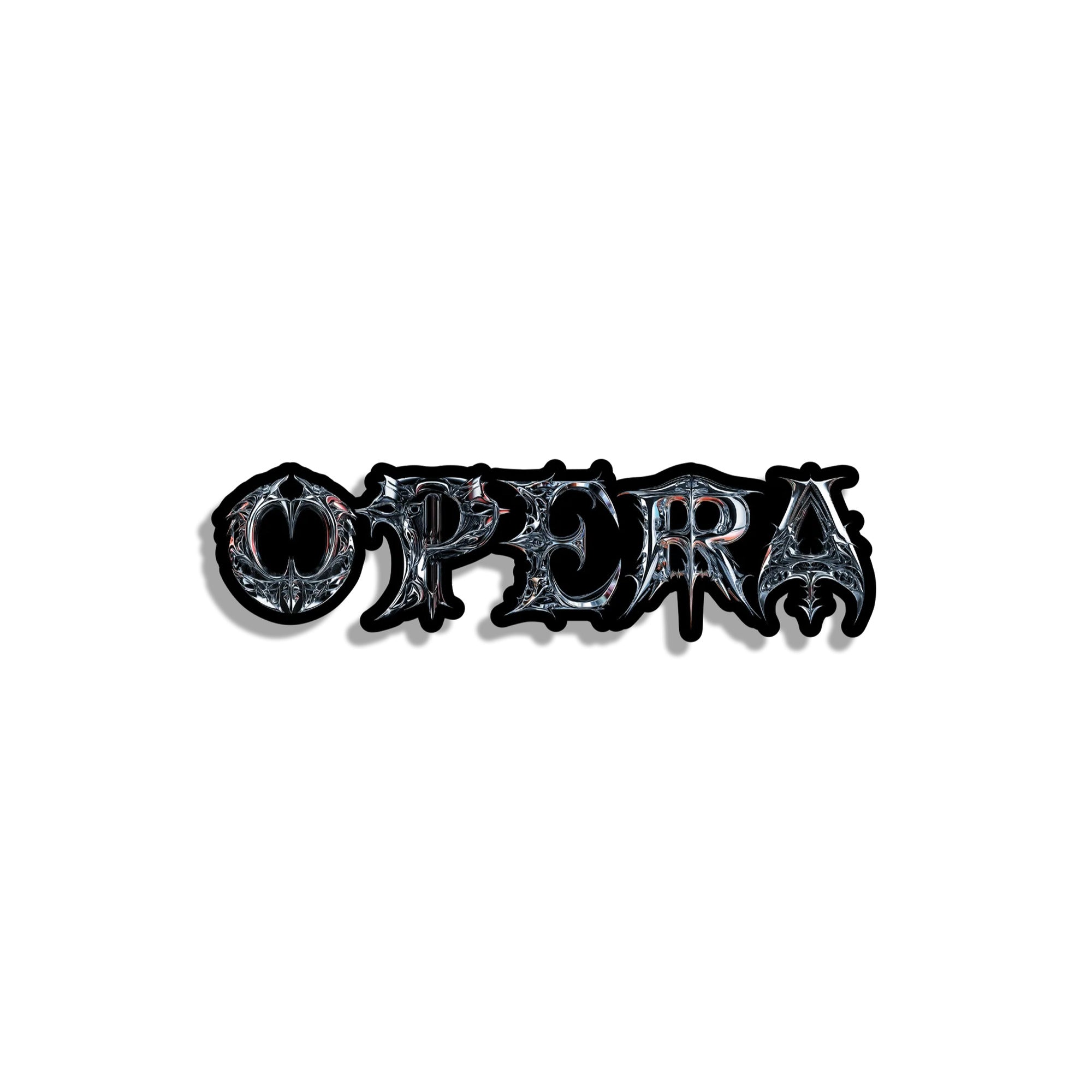 Opera Neo Silver Foil Sticker