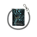 Loosey Blue Snake Skin Chain Gang Wallet