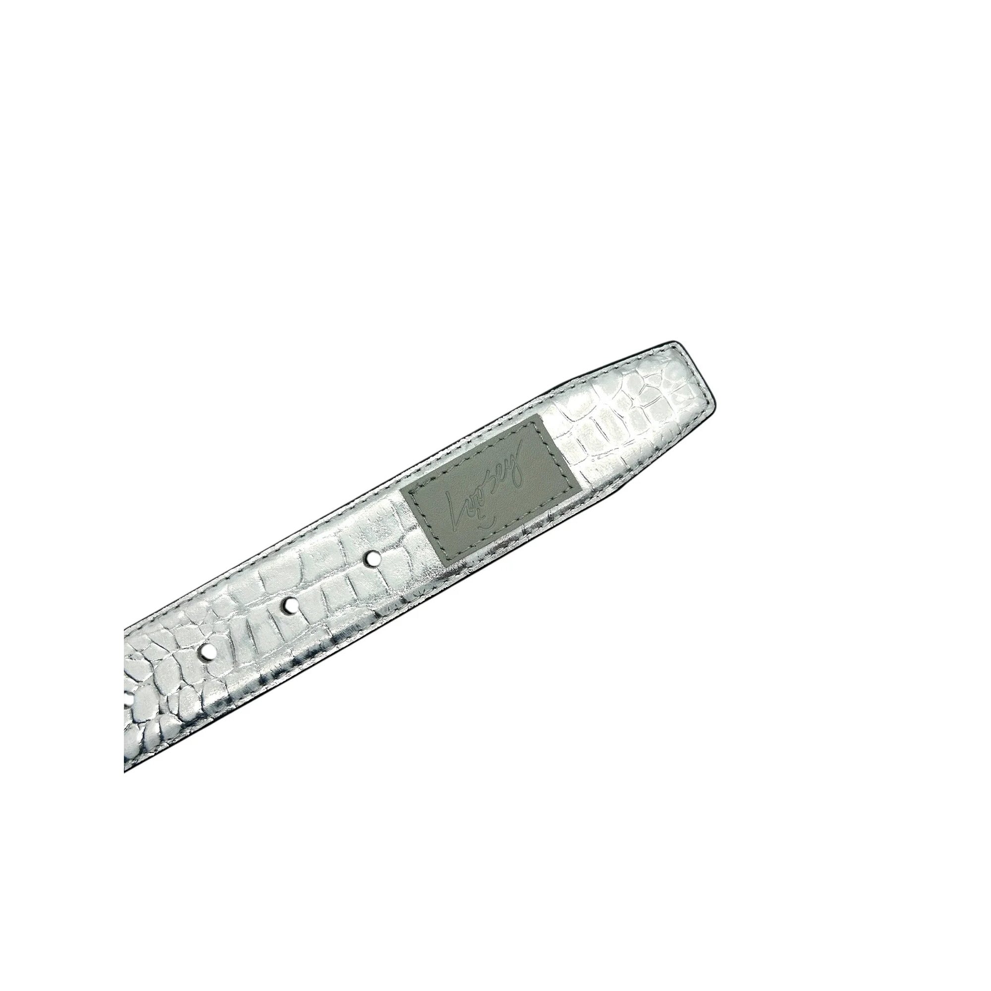 Loosey Silver Surfer Croc Belt