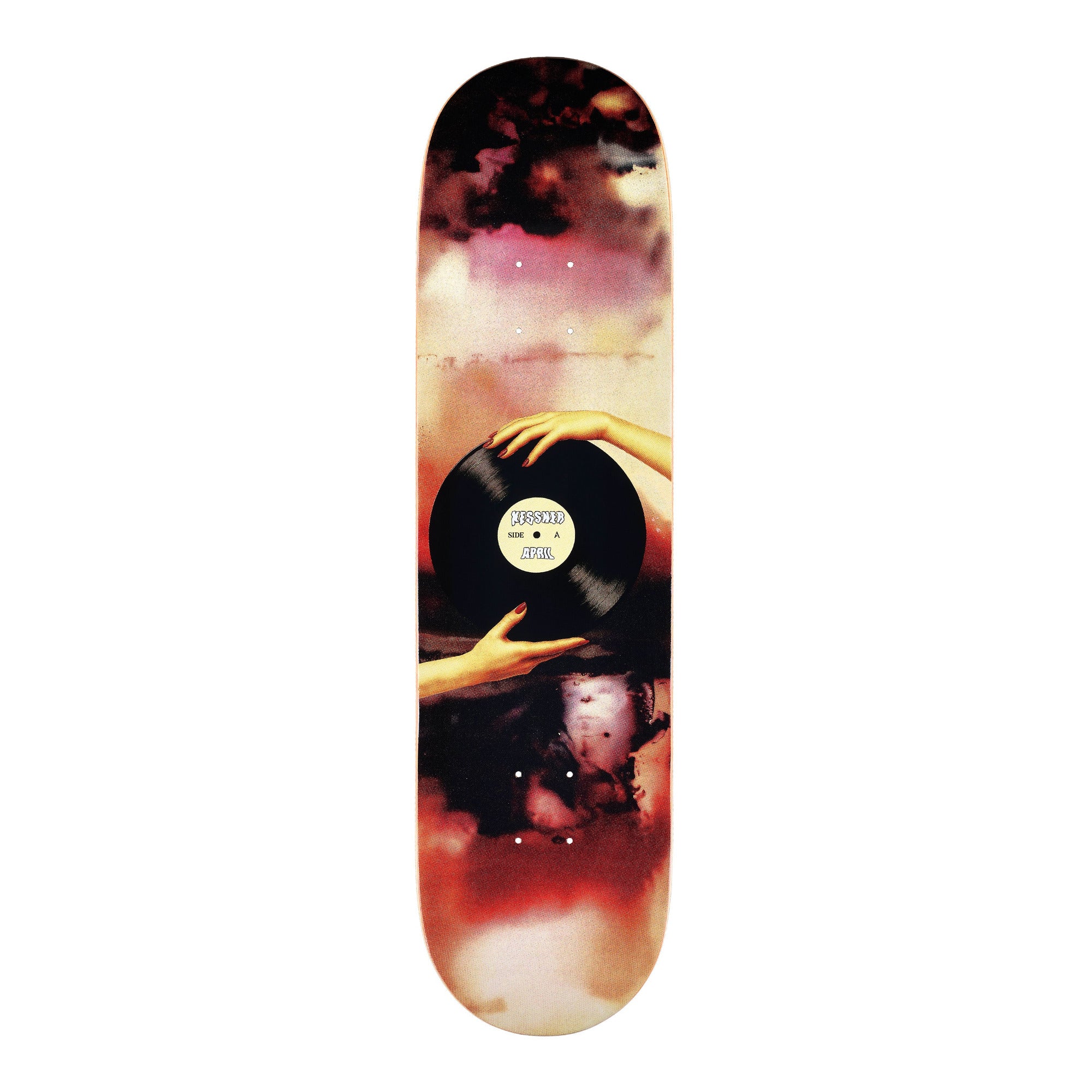 April Ronnie Kessner Record 8.5" x 32.2" Skateboard Deck