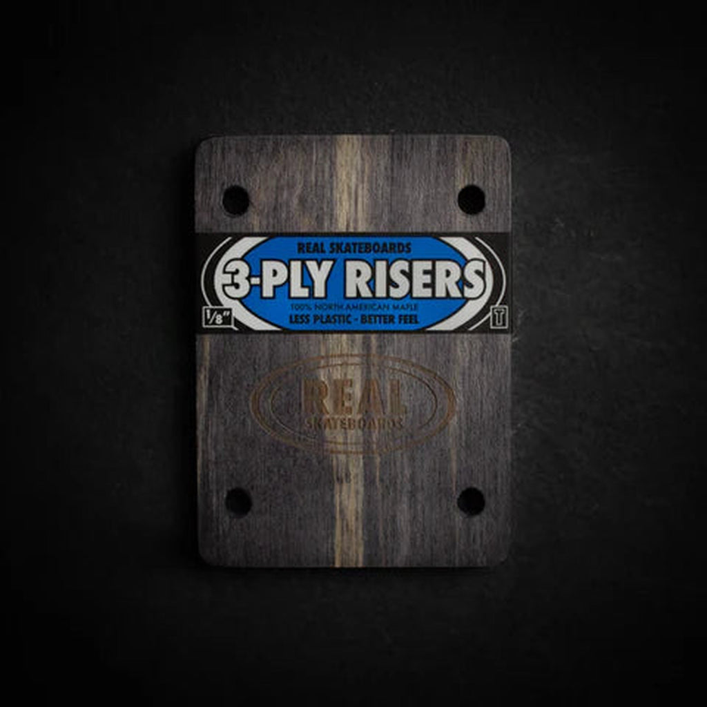 Real Skateboards 1/4" 5 Ply Wooden Risers for Thunder Trucks (Set of 2)