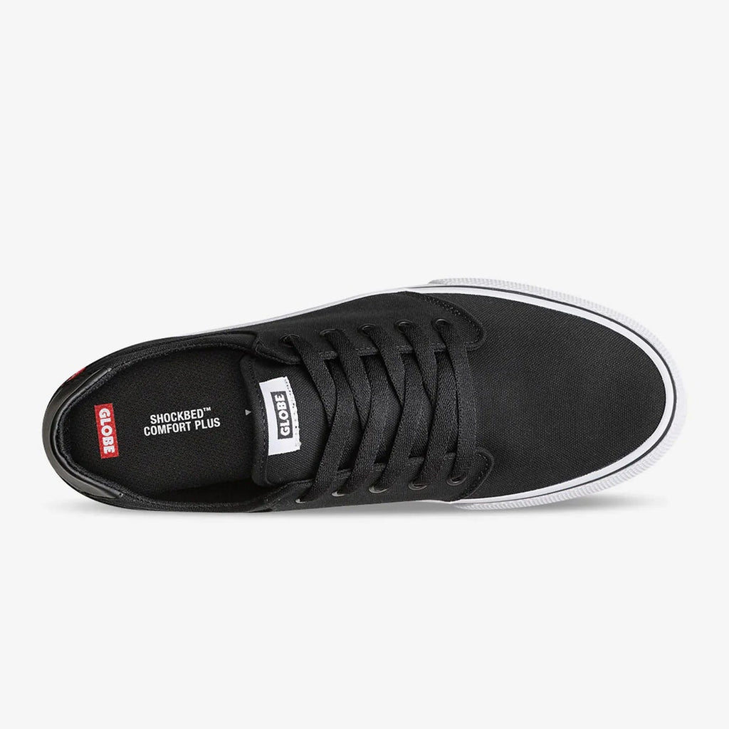 Globe Goodstock Black/White Skateboard Shoe