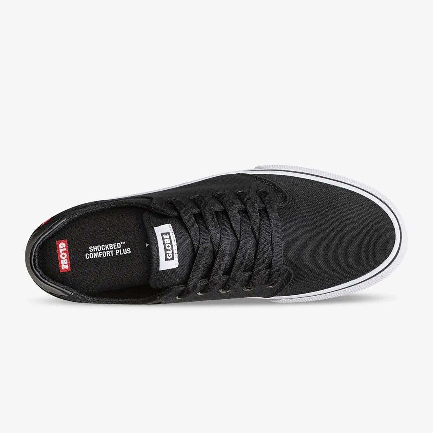 Globe Goodstock Black/White Skateboard Shoe