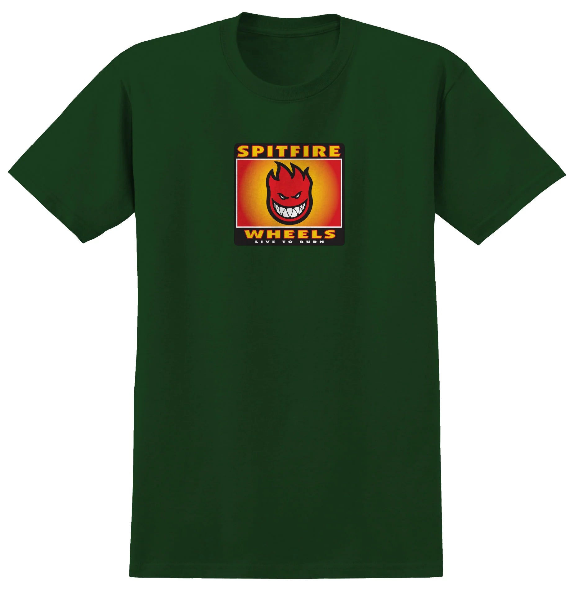 Spitfire Bighead Box Forest Green T-Shirt