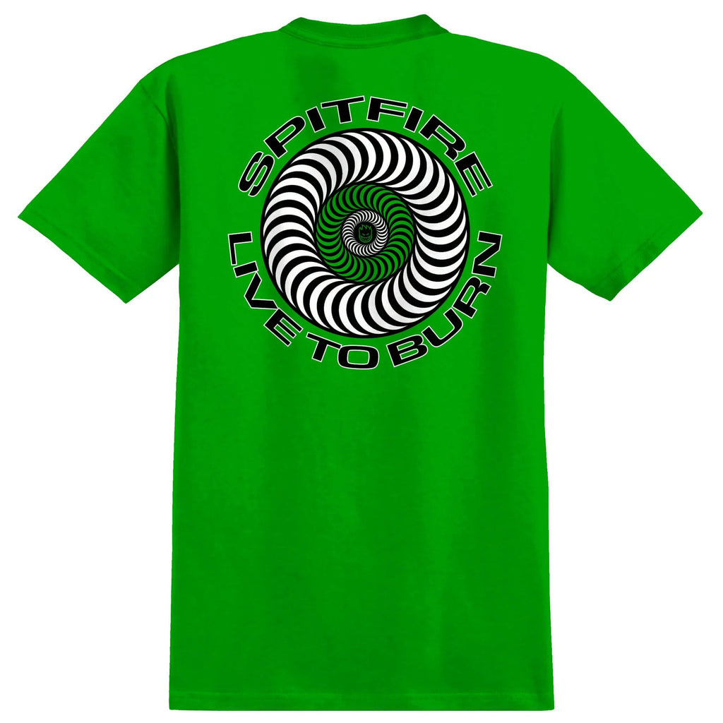Spitfire Live To Burn Irish Green T-Shirt
