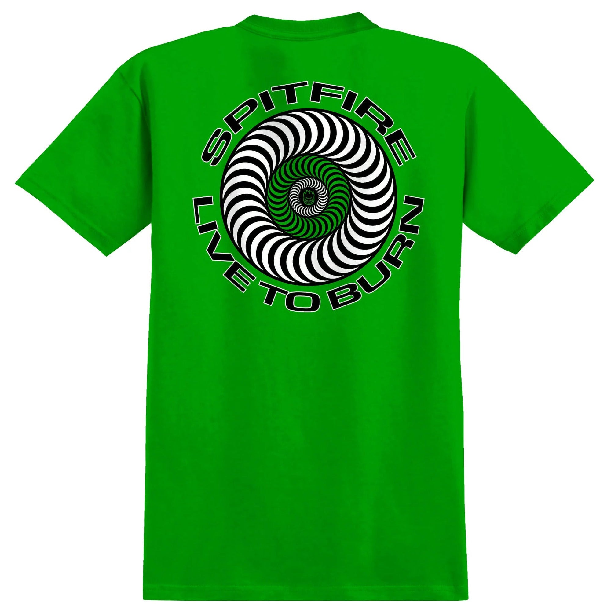 Spitfire Live To Burn Irish Green T-Shirt