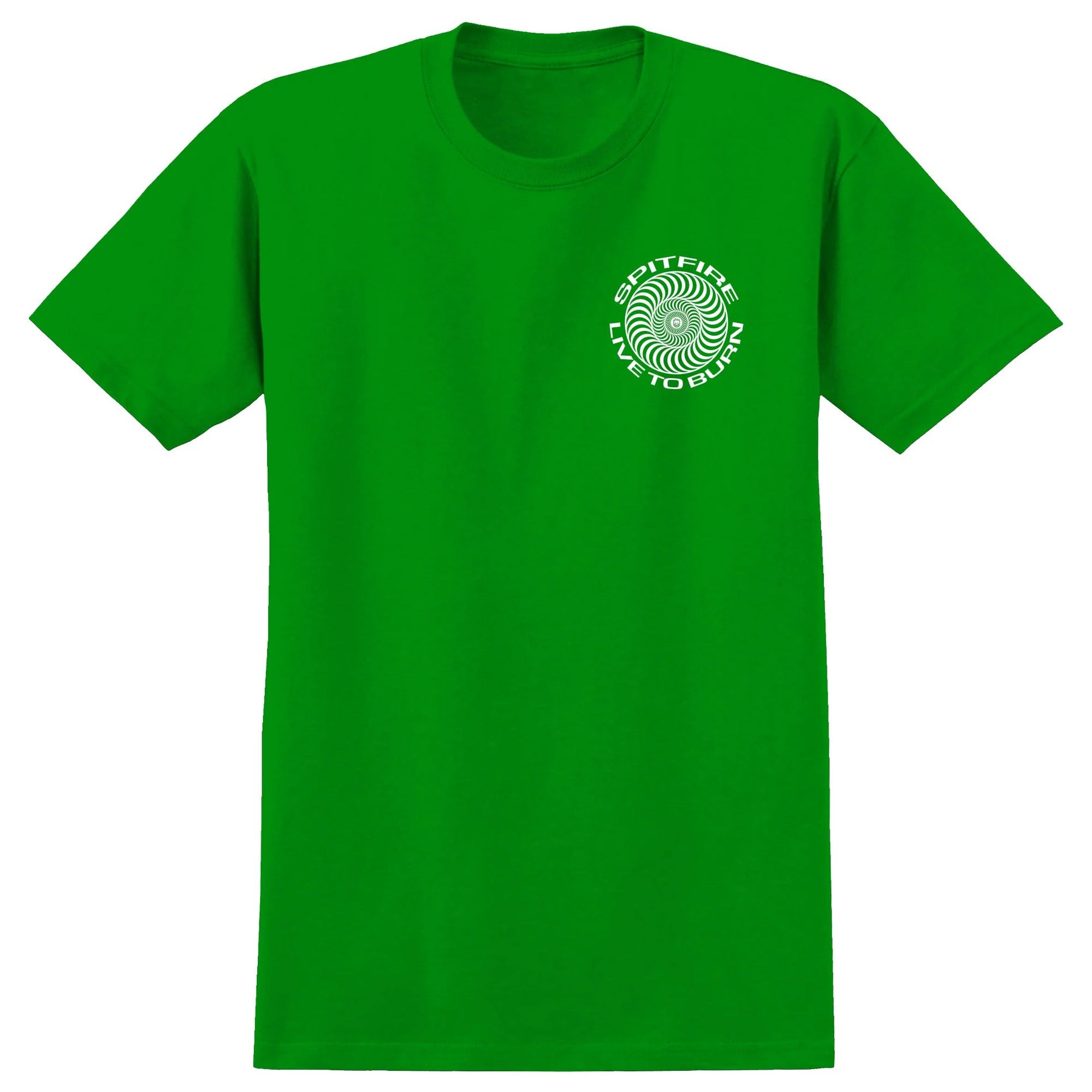 Spitfire Live To Burn Irish Green T-Shirt