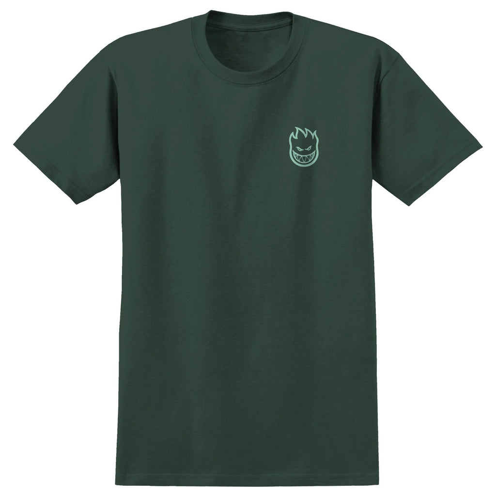 Spitfire Floral Classic Forest Green T-Shirt