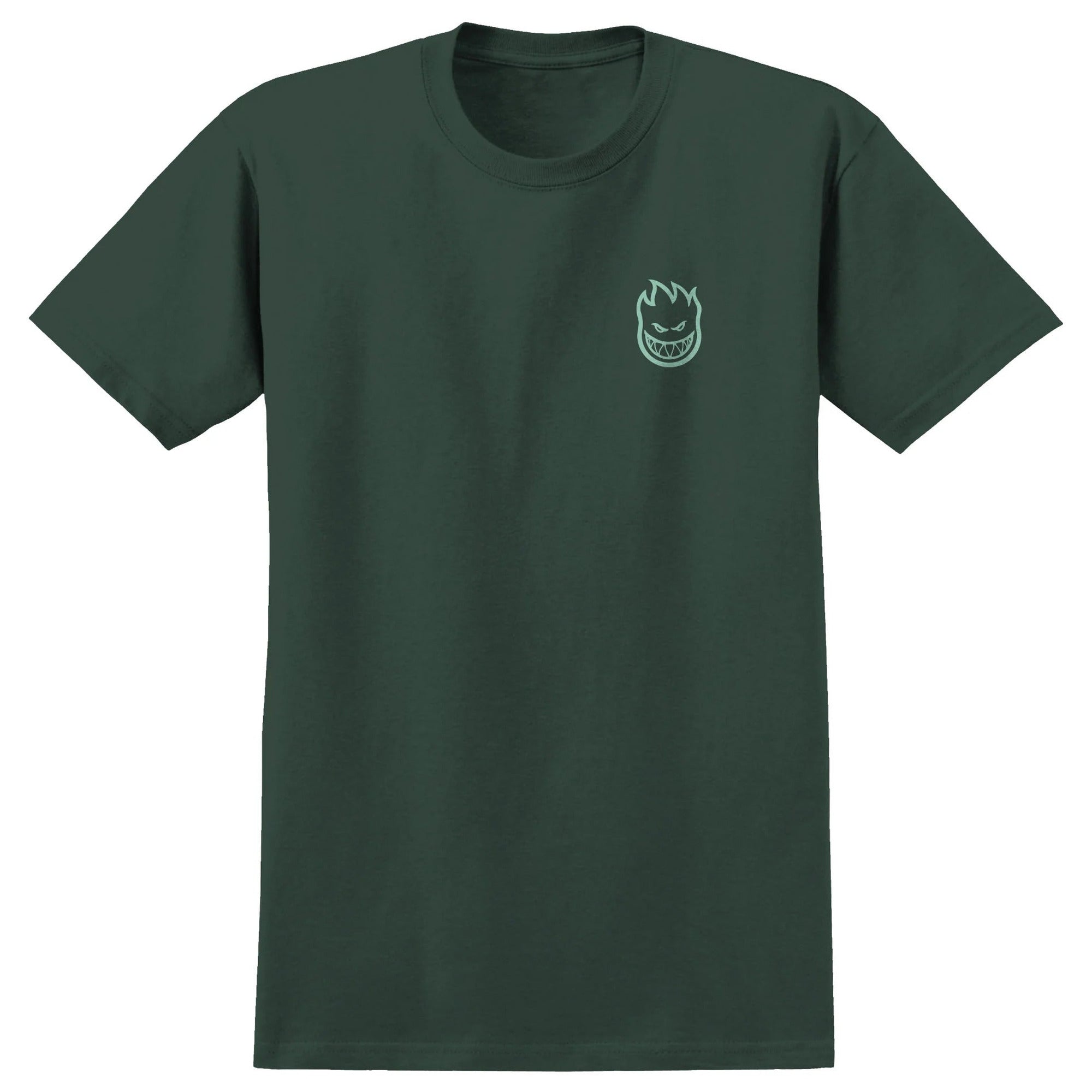 Spitfire Floral Classic Forest Green T-Shirt