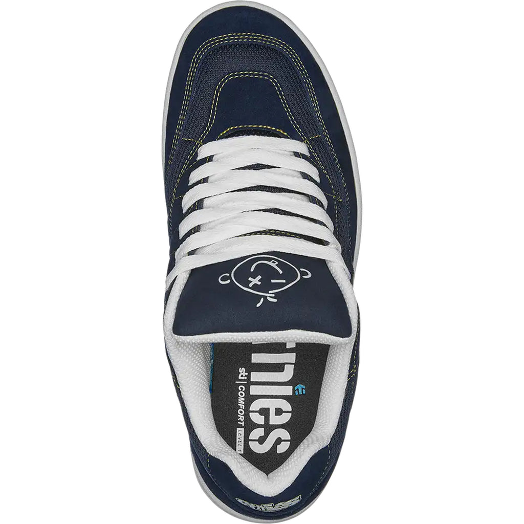 Etnies Snake Navy/Yellow Skateboard Shoe
