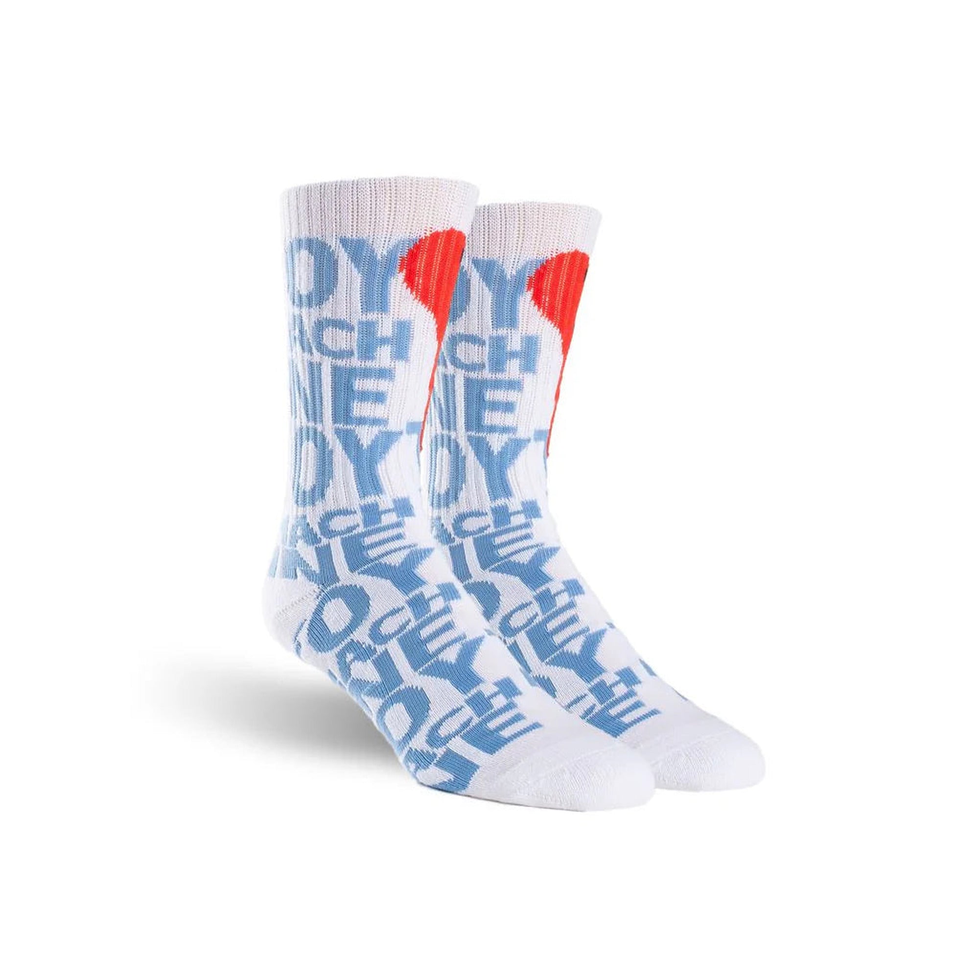 Toy Machine New Blood White Crew Socks