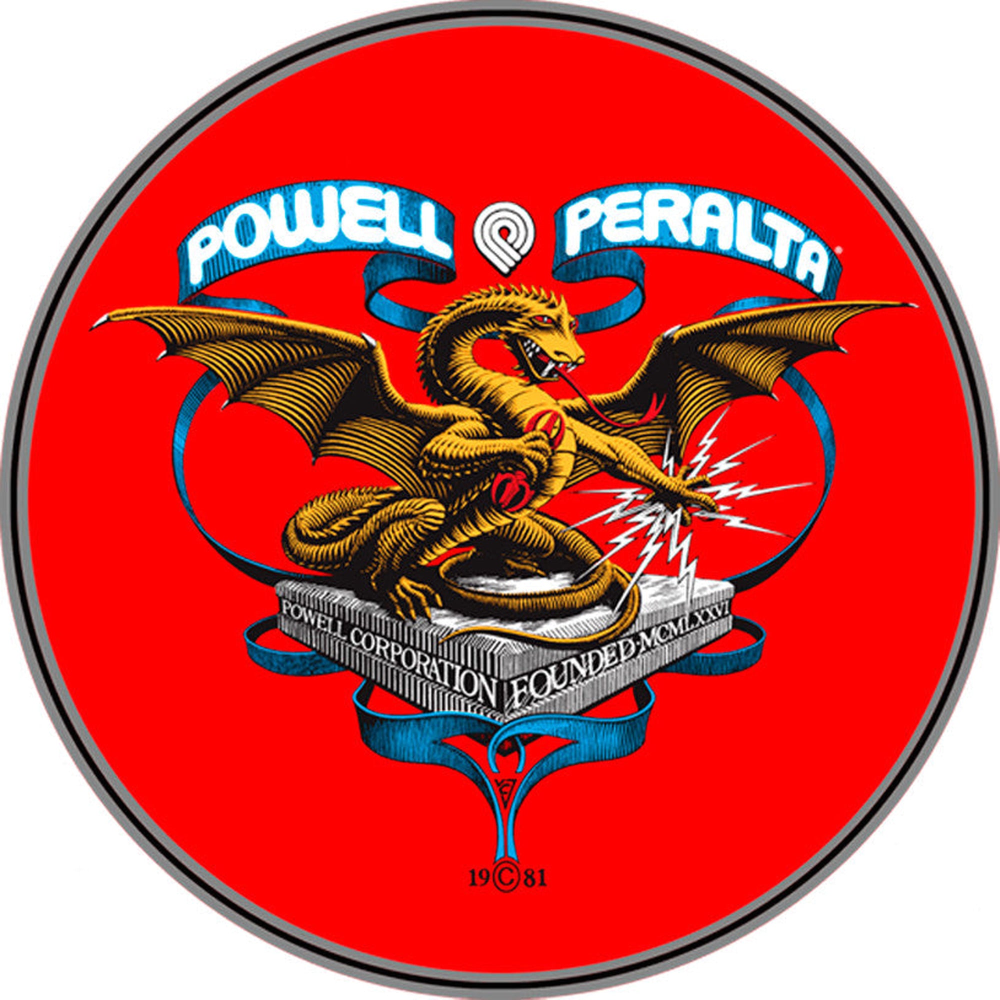 Powell Peralta 4" Banner Dragon Sticker