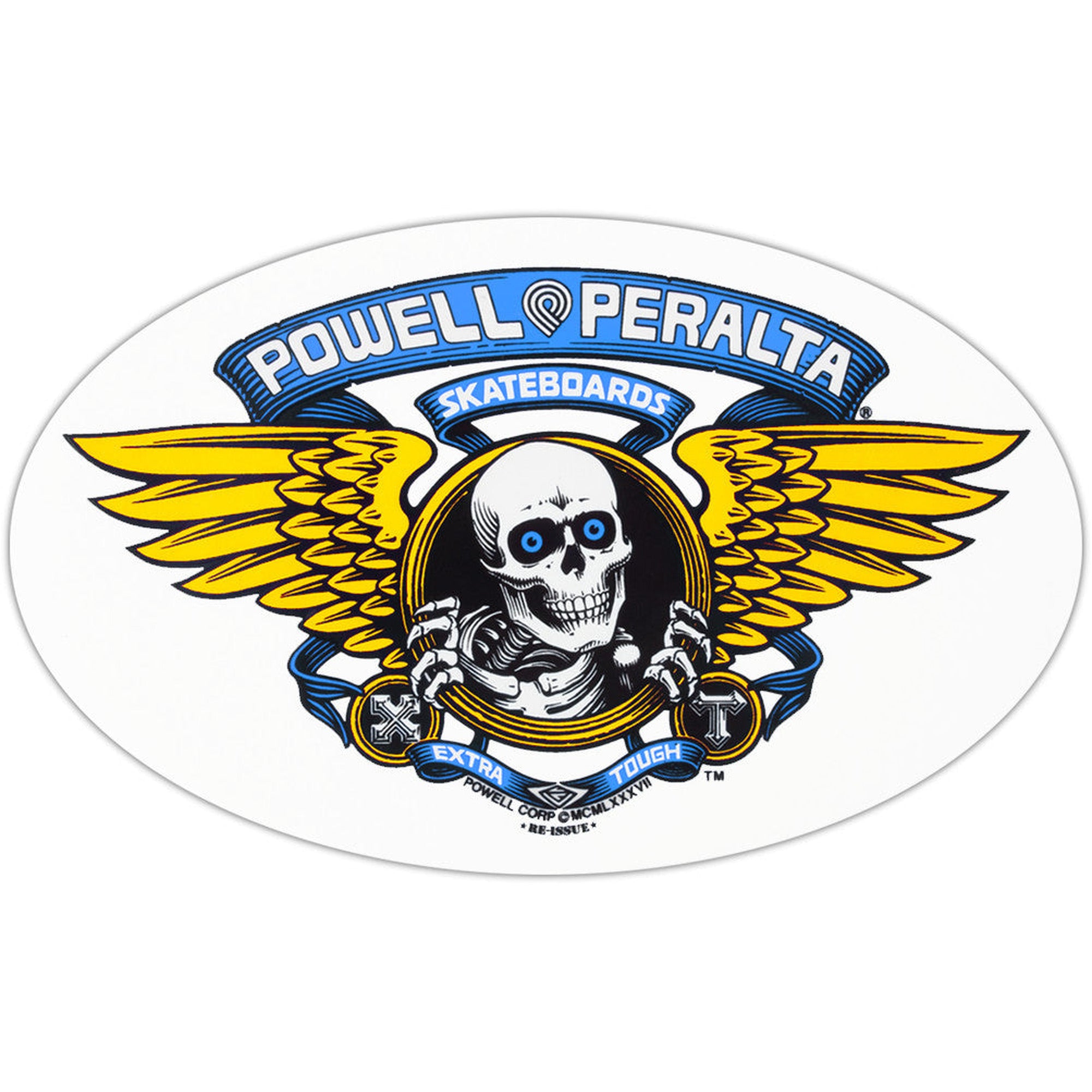 Powell Peralta Winged Ripper OG Blue Sticker