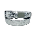 Loosey Silver Surfer Croc Belt