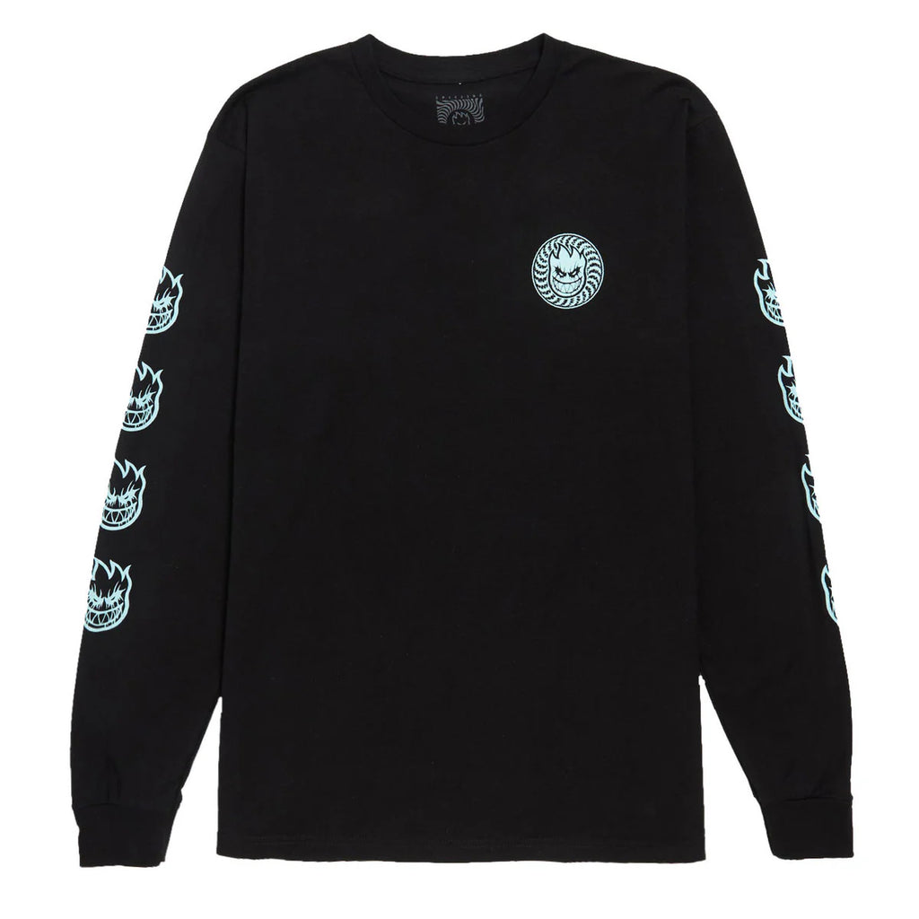 Spitfire Deathmask Classic GITD Long Sleeve T-Shirt