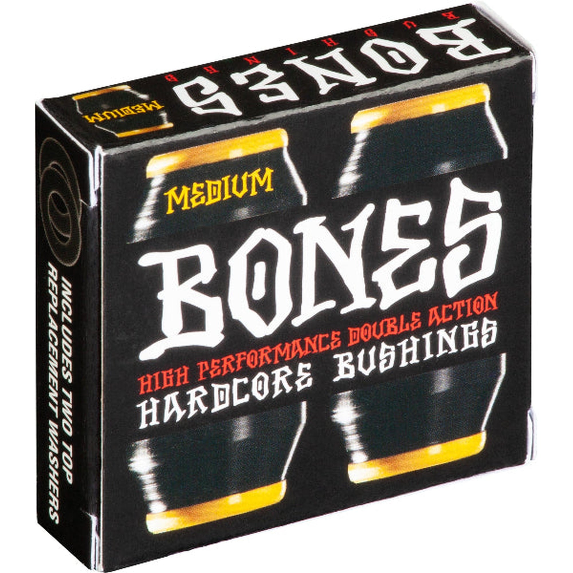Bones Wheels Medium Black/Yellow Bushings Pack