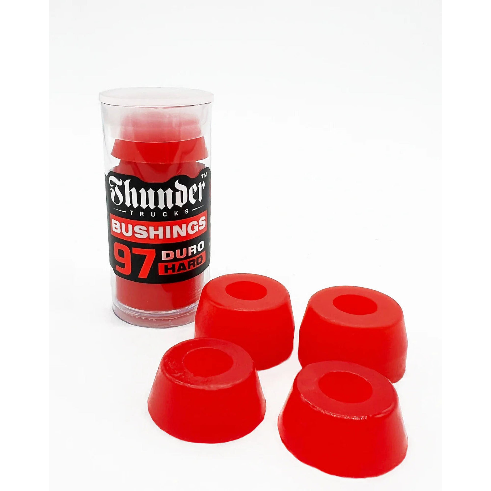 Thunder Premium Clear Red 97D Hard Bushings