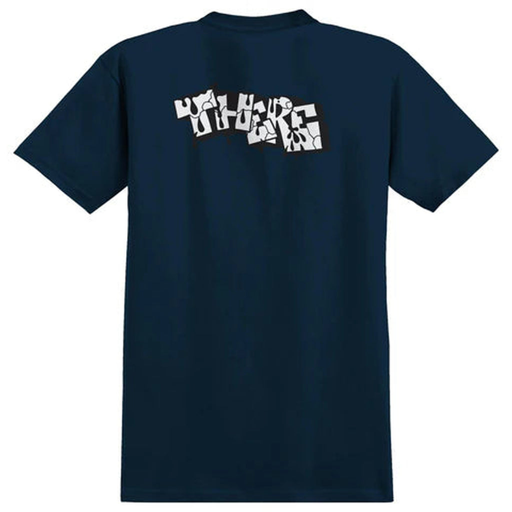 There Skateboards Life Toy Navy White Tee